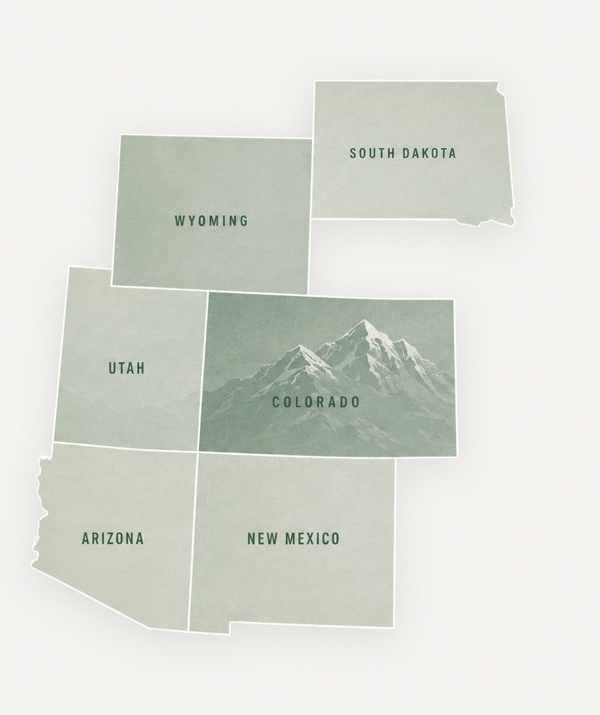 All West Surface Prep service area map
