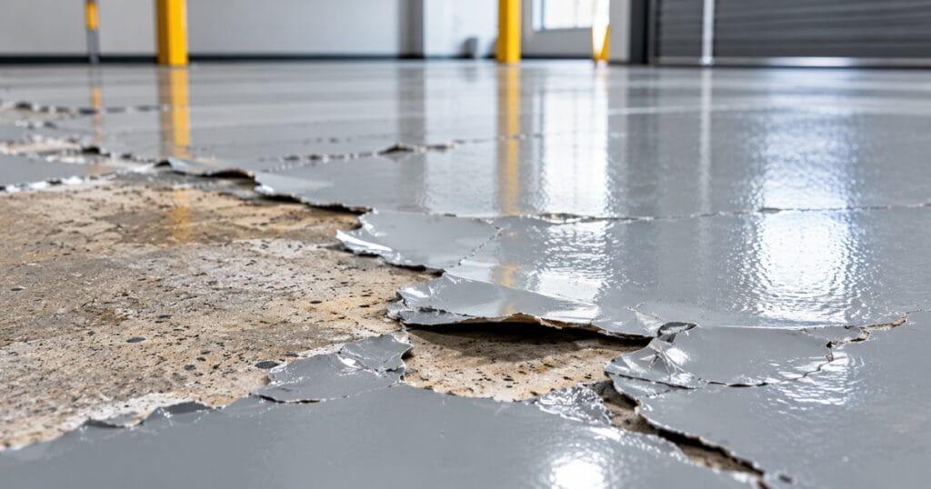 epoxy floor peeling