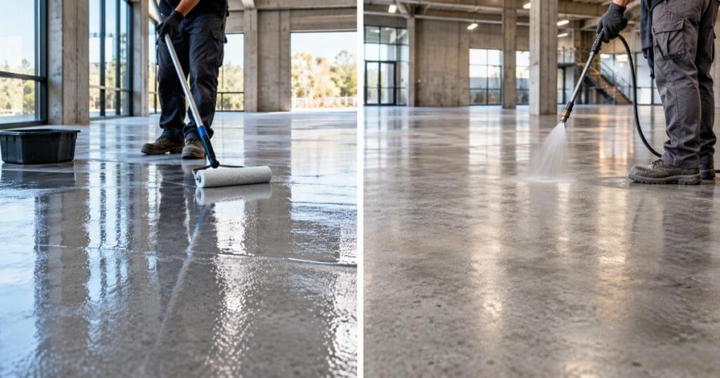 concrete sealer vs densifier
