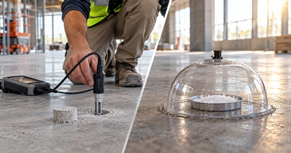concrete moisture testing